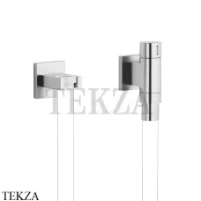 Dornbracht WATER TUBE Kneipp-настенное присоединительное колено с держателем 27821979-93, Brushed Chrome
