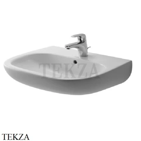Duravit D-Code Раковина подвесная, с переливом 23106000002, белый глянец