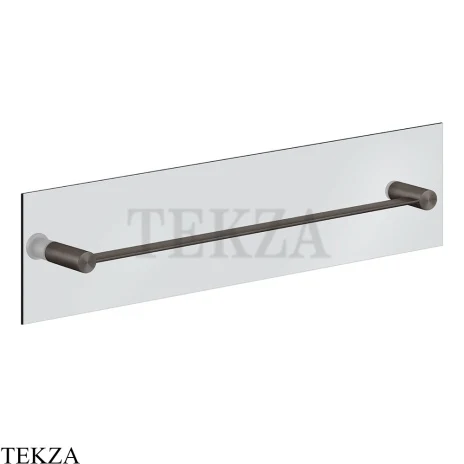 Gessi 316 ACCESSORIES Полотенцедержатель для крепления на стекло, 60 см 54925-707, Black Metal Brushed PVD