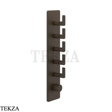 Gessi INCISO WELLNESS Термостат 5 выходов, внешняя часть 58210-845, Dark Bronze