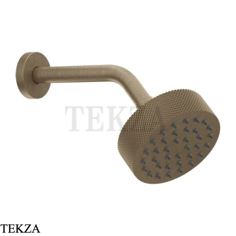Gessi ANELLO Верхняя лейка D11,8 см с кронштейном 63354-149, Finox Brushed Nickel
