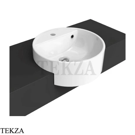 Flaminia Twin Set 42 раковина полувстраиваемая 43×43 см, белый глянец