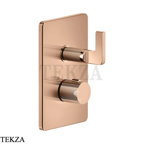 Gessi INCISO SHOWER Термостатический смеситель 1 поток, внешняя часть 58132-030, Copper PVD