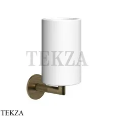 Gessi INGRANAGGIO Стакан настенный композит белый 63807-713, Antique Brass Gessi INGRANAGGIO Стакан настенный композит белый 63807-713, Antique Brass