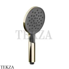 Gessi Shower Душевая лейка 3-х позиционная с черным диском 47350-710, Brass PVD