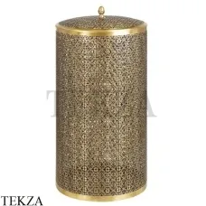 Migliore COMPLEMENTI Корзина для белья ажурная 44л с крышкой 24736, бронза classic