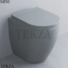 Cielo Smile MINI Унитаз напольный слив в стену, сиденье микролифт SMVAPR BR, Brina