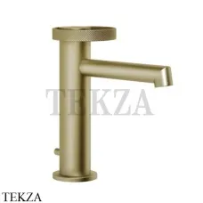 Gessi ANELLO Смеситель для раковины, с донным клапаном 63301-727, Brushed Brass PVD