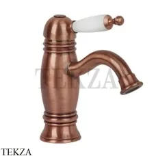 Migliore Oxford Смеситель для раковины низкий, с донным клапаном 19202, медь