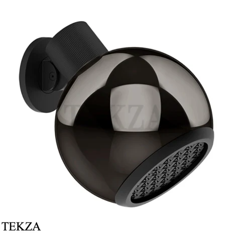 Gessi Haute Culture Shower Настенная душевая лейка со светодиодной подсветкой 57424-299, черный матовый