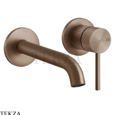 Gessi 316 INTRECCIO Смеситель для раковины, внешняя часть 54183-708, Copper Brushed PVD