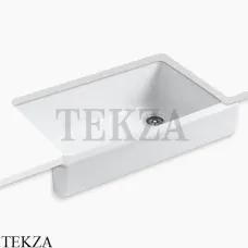 Kohler Whitehaven Мойка для кухни встраиваемая снизу с узким фартуком, чугун K-6488-0, белый глянец Kohler Whitehaven Мойка для кухни встраиваемая снизу с узким фартуком, чугун K-6488-0, белый глянец