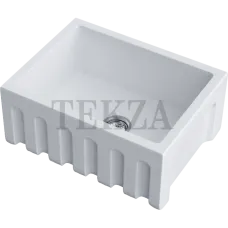 Omoikiri Mikura 61 Кухонная мойка Natceramic прямоугольная 4997068 белый