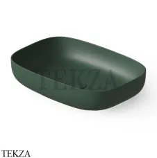 Dea Design Washbasins Раковина настольная 55х38 Solid Surface DD9094 550 11, Dark Green №11