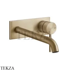 Gessi 316 CESELLO Смеситель для раковины длинный, внешняя часть 54490-726, Warm Bronze Br.