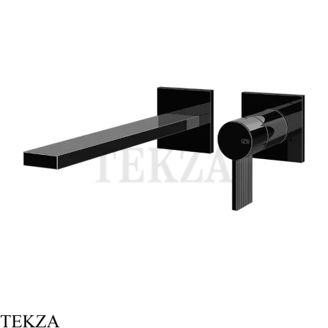 Gessi Inverso RIGATO Смеситель для раковины, внешняя часть 73588-706, Black Metal PVD