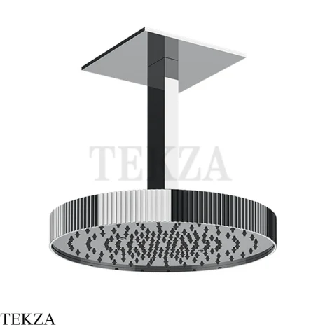 Gessi Incastri Верхняя лейка D30 с потолочным кронштейном под размер 75170-031, хром глянец