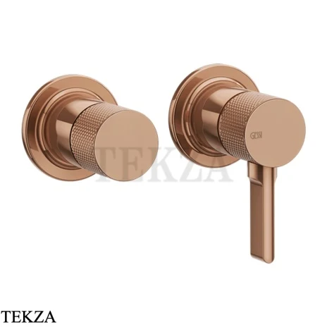 Gessi INCISO SHOWER Смеситель для душа, 1 поток, внешняя часть 58077-030, Copper PVD