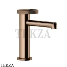 Gessi ANELLO Смеситель для раковины, без донного клапана 63302-030, Copper глянец PVD