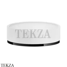Gessi INCISO accessories Мыльница настольная, белый 58525-706, Black Metal PVD