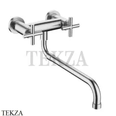 Dornbracht TARA Смеситель для кухни на стену двухвентильный 31151892-93, Brushed Chrome