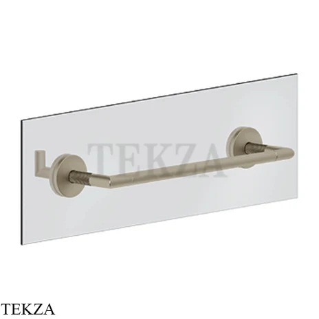 Gessi ANELLO Полотенцедержатель для крепления на стекло, 30 см 63824-149, Finox Brushed Nickel