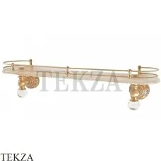 Migliore Cristalia SWAROVSKI Полка с галереей 16839, золото глянец