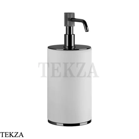 Gessi VENTI20 Дозатор для жидкого мыла настольный белый 65437-706, Black Metal PVD