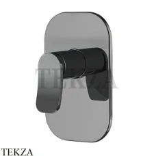 FIMA Carlo Frattini FLO Смеситель для душа, внешняя часть, F3809X1CN, Black chrome