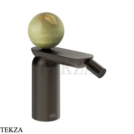 Gessi Perle Смеситель для биде без донного клапана 74568-707, black хром Brush