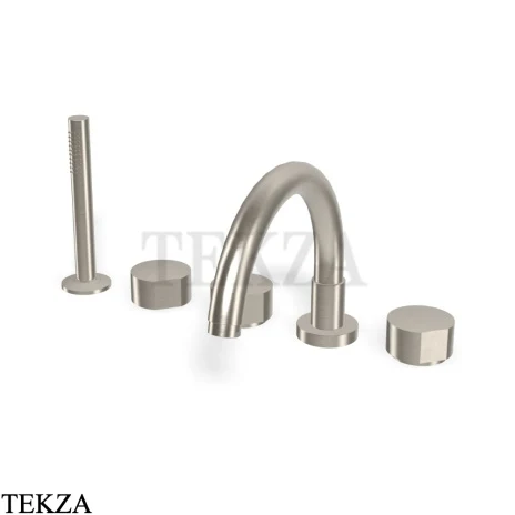 FIMA Carlo Frattini SO Смеситель на борт ванны ( ручки отдельно) F3174SN, brushed nickel
