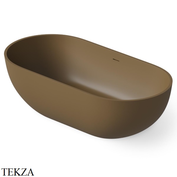 Dea Design Shadow Ванна отдельностоящая овальная 140x70 Solid Surface DD8619 1400 1, Dark Camel №1