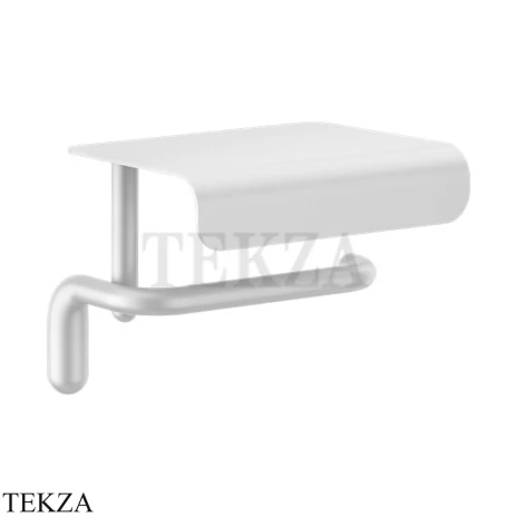 Gessi Goccia Бумагодержатель с крышкой-полкой 38049-279, Matte White