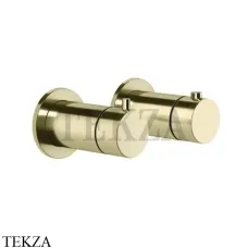 Gessi Ingranaggio-Anello Термостат для душа на 3 потока, внешняя часть 63335-710, Brass PVD