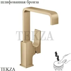Hansgrohe Metropol Смеситель для раковины 230, с донным клапаном Push-Open 32511140, Brushed Bronze