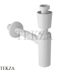 Geberit Сифон бутылочный для раковины пластик 151.034.11.1, белый глянец