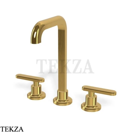 FIMA Carlo Frattini Park Line Смеситель для раковины 3 отв, без гарнитура, F1311OR.1, gold