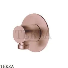 Newform Подключение воды к стене, вывод для шланга 69699X.59.067, PVD Brushed copper bronze