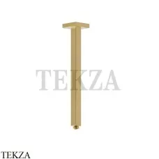 Newform Кронштейн для душа квадратный потолочный L=350 26599.59.097, PVD Br. Gold