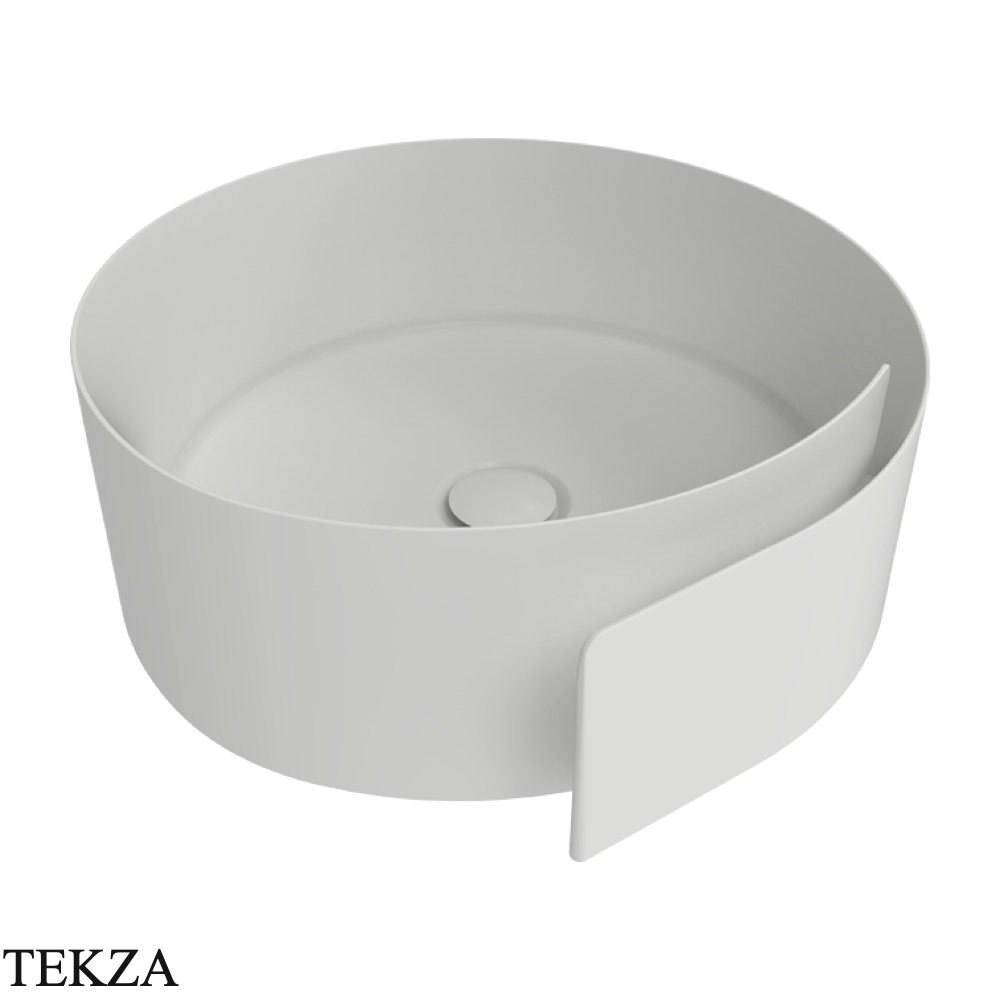 Flaminia Roll раковина накладная 44×44×17 см, белый Latte матовый