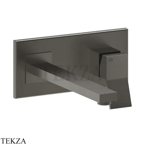 Gessi RETTANGOLO K Смеситель для раковины, внешняя часть 53088-707, Black Metal Brushed