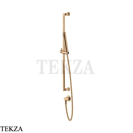 Gessi INCISO SHOWER Душевой гарнитур-штанга с выводом воды 58142-735, Warm Bronze PVD
