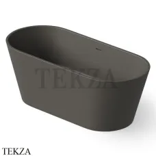 Dea Design Shadow Ванна отдельностоящая овальная 160x70 Solid Surface DD8606 1600 5, Graphite №5