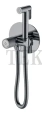 Boheme Tech Смеситель гигиенический автоматический TECH 157-SGM Shine Gun Metal
