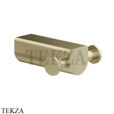 Gessi RILIEVO Крючок двойной для халата и полотенец 59522-727, Brushed Brass PVD