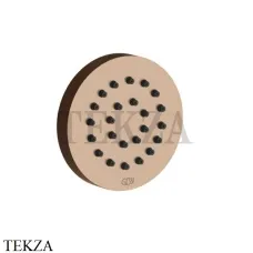 Gessi INCISO SHOWER Боковая форсунка круглая 32971-030, Copper глянец
