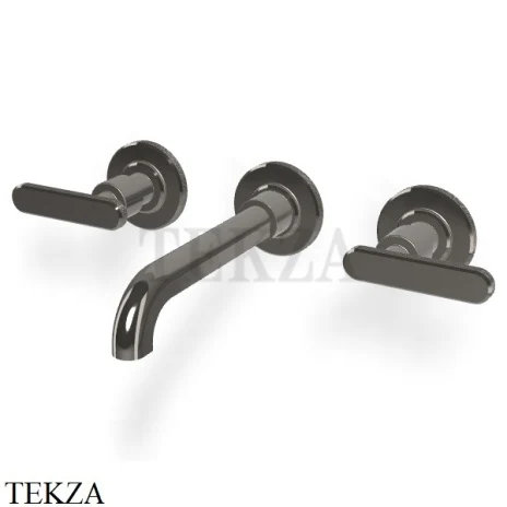 FIMA Carlo Frattini Park Line Смеситель для раковины 3 отв, внешняя часть F1331L/5CN, Black chrome