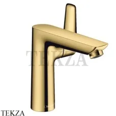Hansgrohe Talis E Смеситель для раковины, с донным клапаном 71754990, золото глянец