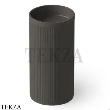 Dea Design Pedestal Basin Раковина напольная рифленая Solid Surface DD2801 450 5, Graphite №5