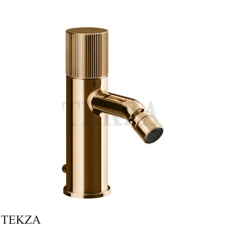 Gessi Habito RIGATO Смеситель для биде, с донным клапаном 70507-735, Warm Bronze PVD